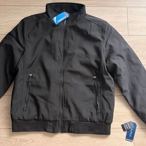 Nautica Men's Black Windbreaker Jacket
